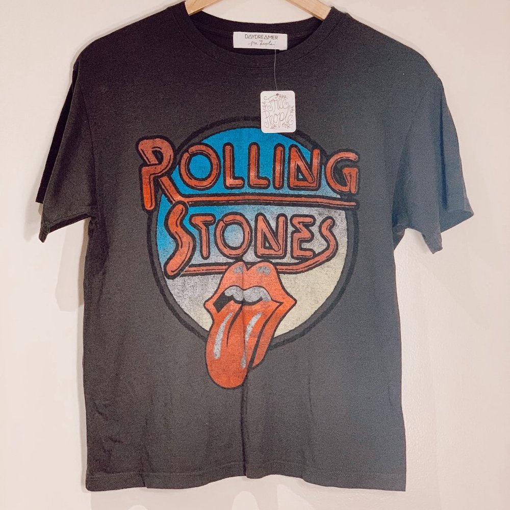 Free People Vintage Rolling Stones Top